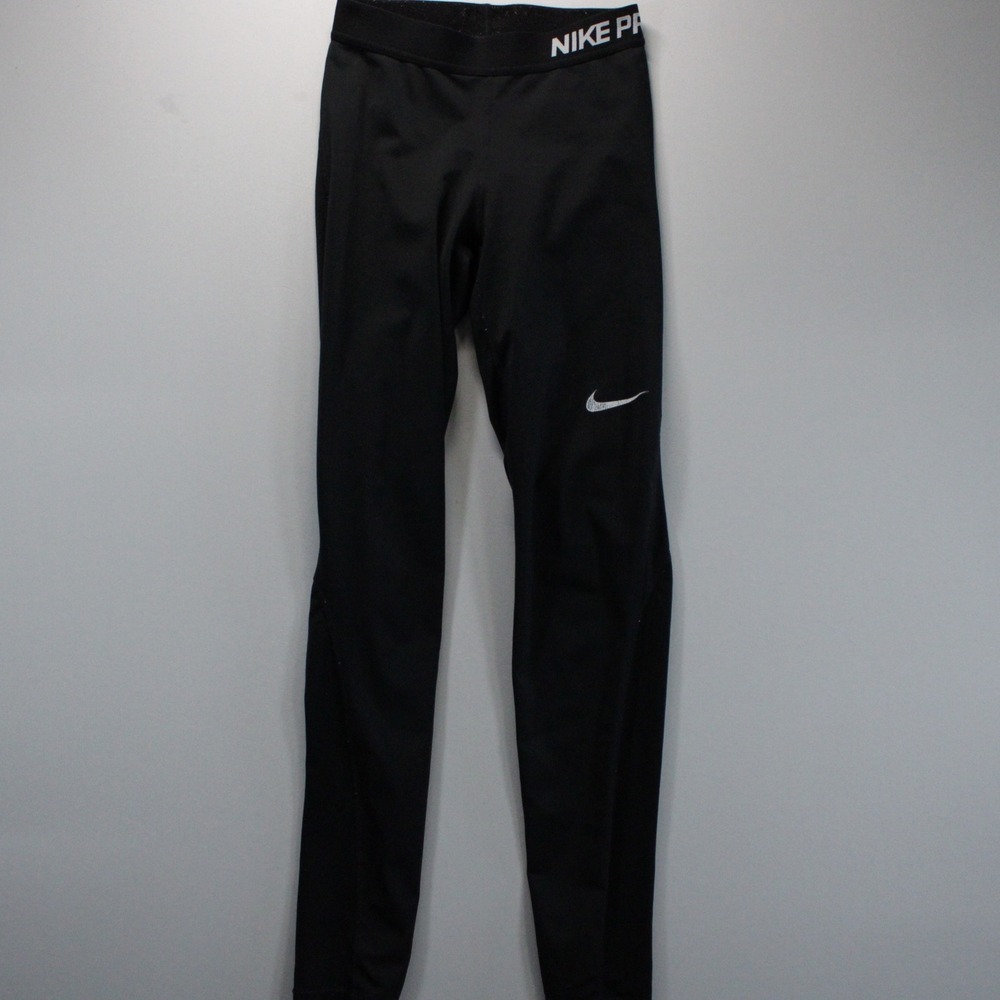 Nike Pro Dri-FIT Black Athletic Compression Leggings Womens XS Activewear Sports